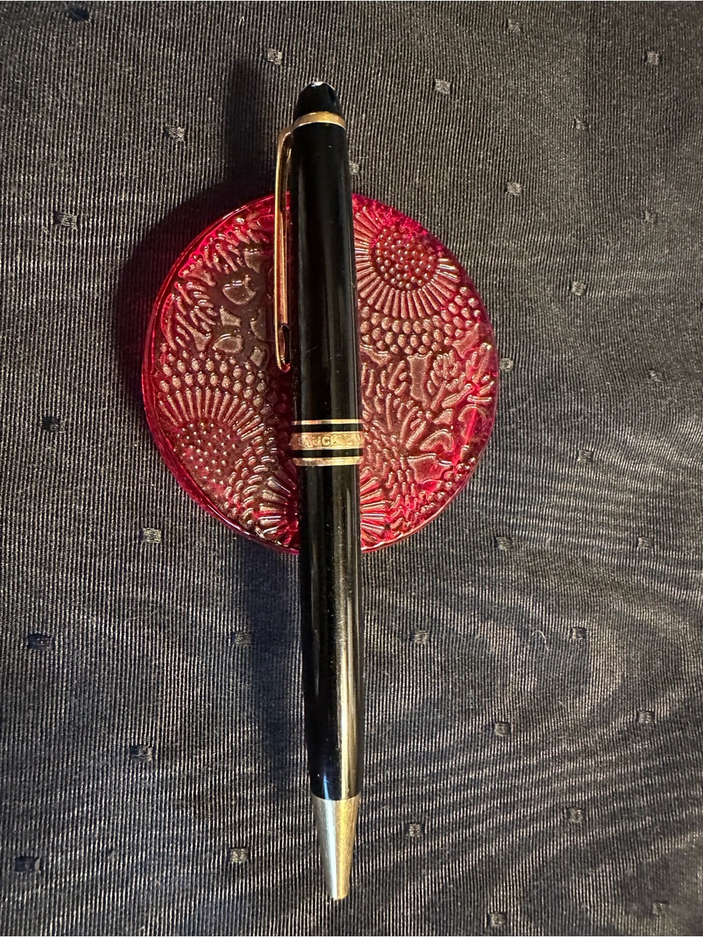 Montblanc Black and Gold Ballpoint Pen